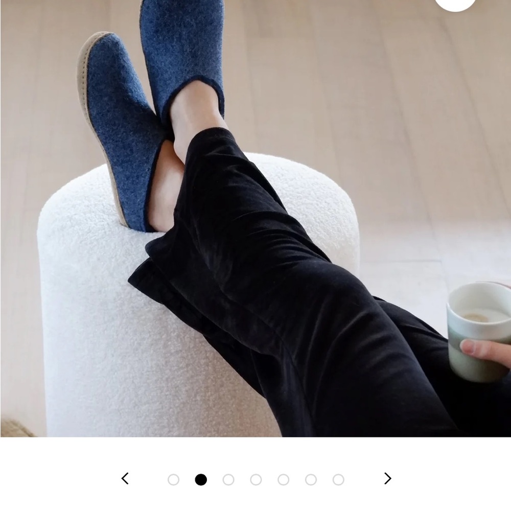 Brand new in box Glerups wool slipper-size 42